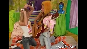 Teen puts her young cum hole on the line by riding huge cock