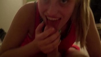 Beauty blonde amazing blowjob