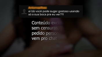 Você manda e eu faço #1 mamada barulhenta sem as mãos