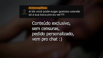 Você manda e eu faço #1 mamada barulhenta sem as mãos
