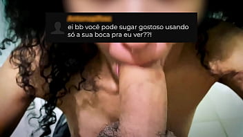 Você manda e eu faço #1 mamada barulhenta sem as mãos