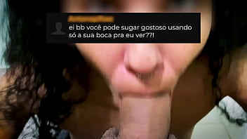 Você manda e eu faço #1 mamada barulhenta sem as mãos