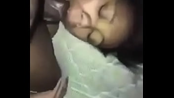 Upside down face fucking black ebony wife