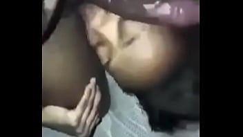 Upside down face fucking black ebony wife