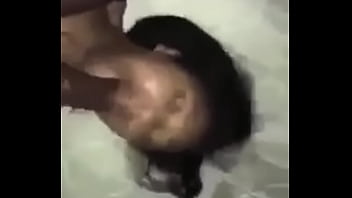 Upside down face fucking black ebony wife