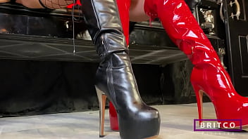 Femdom brittany andrews and christiana cinn wear a strap on to play