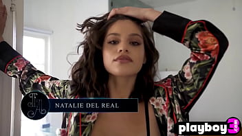 Sexy big ass latin babe exposed amazing big tits during hot posing for the playboy