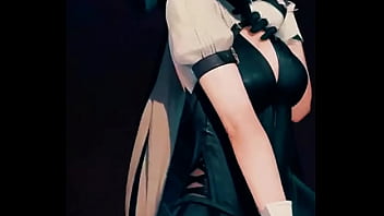 A bold genshin fighter flashes a daring smile her sleek outfit revealing strength and temptation in equal measure is she here to battle… or to steal your heart link in bio #genshinimpact #animeedit #waifuenergy #shorts #fyp #sweetlifeanimes