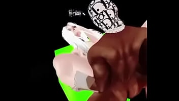 3d slutt gets creampie by monster cock