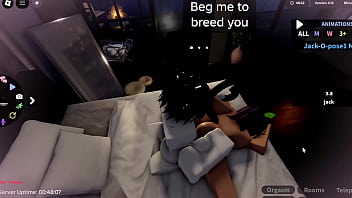 Roblox catgirl gets used like a toy