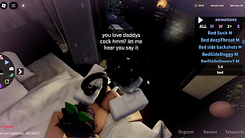 Roblox catgirl gets used like a toy