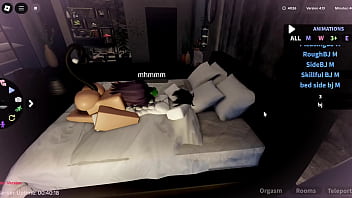 Roblox catgirl gets used like a toy