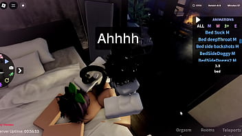 Roblox catgirl gets used like a toy