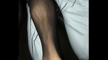 Culona en medias pre