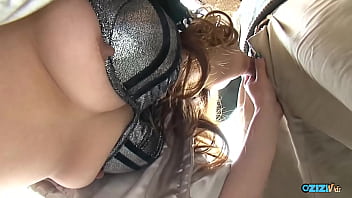 This individual is wearing torn jeans allowing these fortunate males to insert their genitalia through the opening