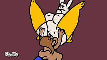 Lesbian furr cums from pussy suck