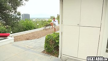 Hot babe banged by a bad guy