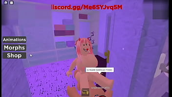 Roblox girl fucks his boyfriend and he cums a lot of times