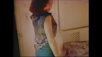 Passionate brunette strips off her clothes for you