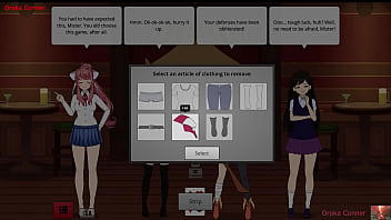 Strip poker girls lose it all — naked wet and begging for more