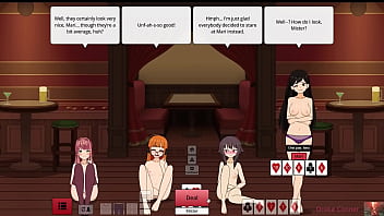 Strip poker girls lose it all — naked wet and begging for more