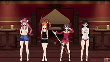 Strip poker girls lose it all — naked wet and begging for more