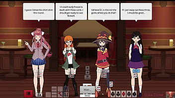 Strip poker girls lose it all — naked wet and begging for more