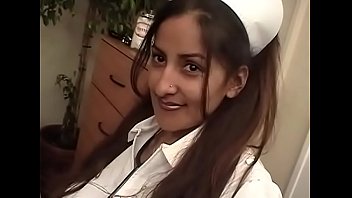 Hot indian nurse sucks and fucks patient
