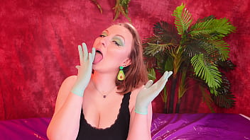 Asmr gloves arya grander fetish video