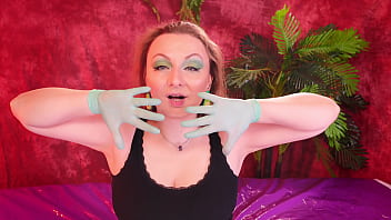 Asmr gloves arya grander fetish video