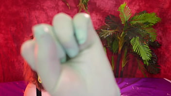 Asmr gloves arya grander fetish video