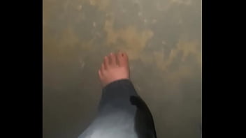 Wetting my denim jeans