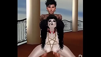 Gothic vu whore gets her asshole pounded by bwc