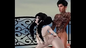 Gothic vu whore gets her asshole pounded by bwc