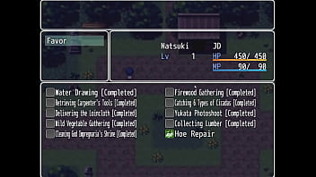 Tanned girl natsuki hentai game ep 12 he is masturbating his huge bbc outside