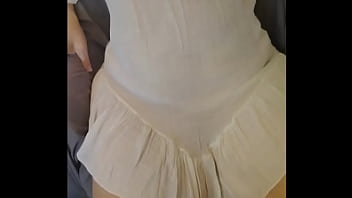 Mamãe provando roupa transparente para ir na praia sem biquini oque vocês acham