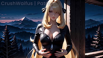 Cynthia's loves riding dick hentai