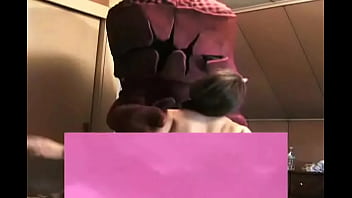 Girl wrestles monster