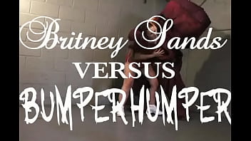 Girl wrestles monster