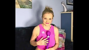 Having fun with new toy & my boobs