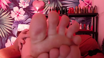 Worship my feet and beg me to show you more