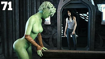 Tales from the unending void #71 asian girlfriend caught me cheating with a horny alien girl who let's me fuck her ass