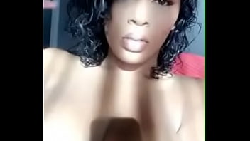 Ebony pussy rubbing