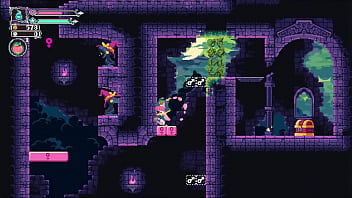 Flip witch pixel hentai game ep 12 ghost boss with crushing giant boobs