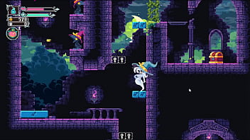 Flip witch pixel hentai game ep 12 ghost boss with crushing giant boobs