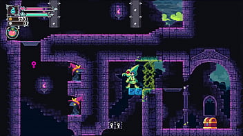 Flip witch pixel hentai game ep 12 ghost boss with crushing giant boobs