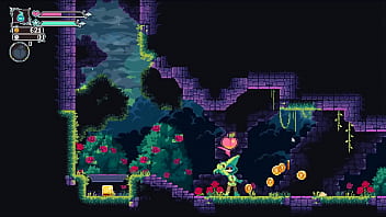 Flip witch pixel hentai game ep 12 ghost boss with crushing giant boobs