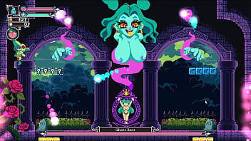 Flip witch pixel hentai game ep 12 ghost boss with crushing giant boobs