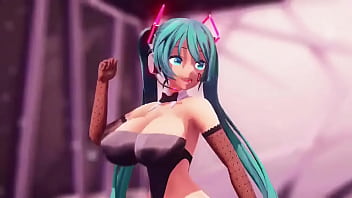 Miku dances with her new clothes
