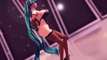 Miku dances with her new clothes